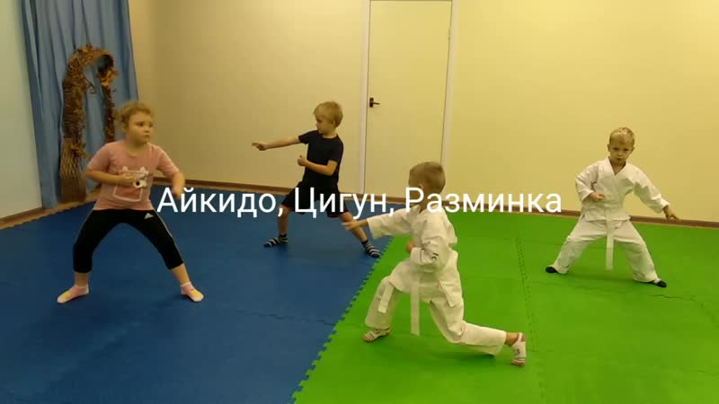 Цигун, айкидо, разминка