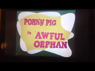 Porky pig & charlie dog in "awful orphan", 1949, full cartoon