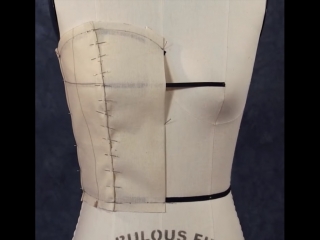 Making a bustier bodice free full lesson!