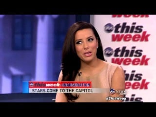 Eva longoria on 'this week' interview obama's re commitment to the people of this great nation
