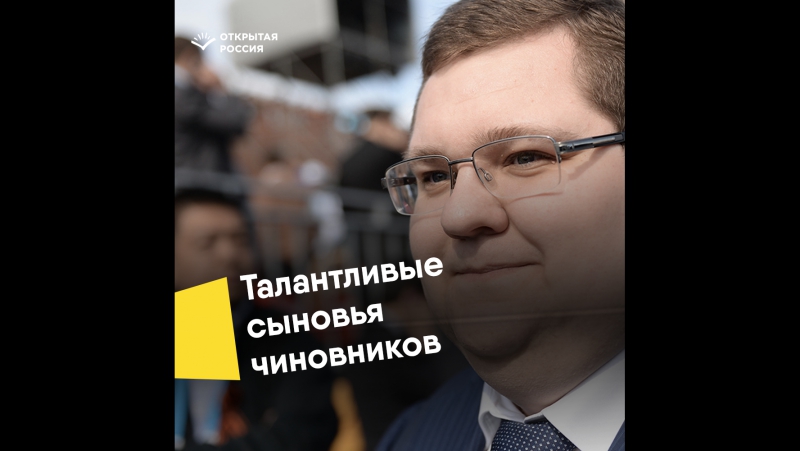 Кем работают сыновья высокопоставленных чиновников?