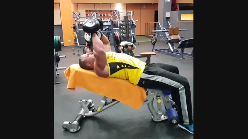 Укороченная тренироа от станислава линдовера, грудь трицепс плечи ⠀