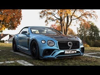 2021 mansory bentley continental gtc w12 gorgeous cabrio