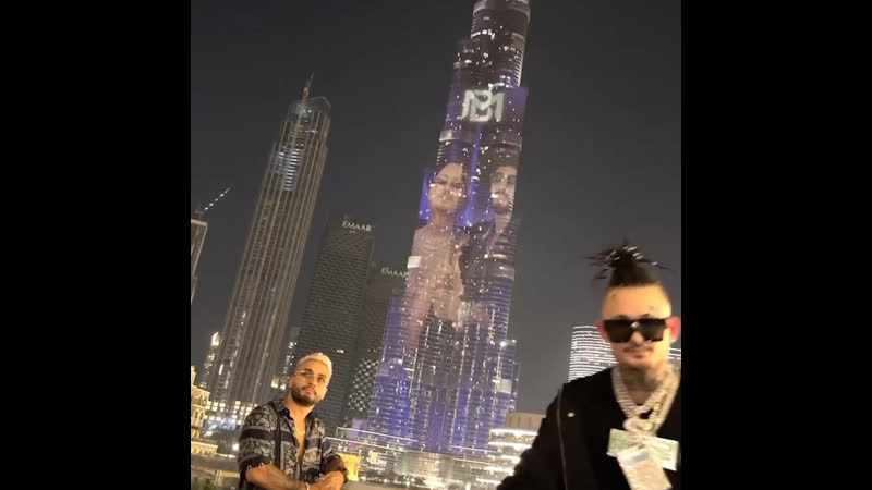 Моргенштерн арендовал бурдж халиф в дубае