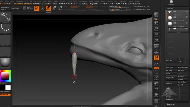 [trimitkala] zbrush sculpting time lapse, zbrush tutorial