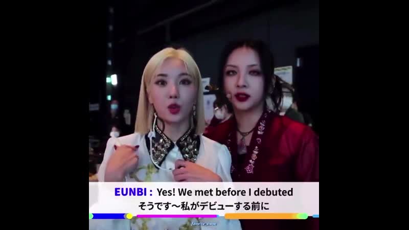 Jiwoo, eunbi (izone) @ kcontact 2020 bts