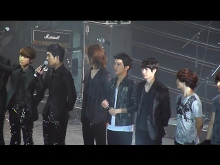 110824 kpop boys in power live in hk ending cnblue