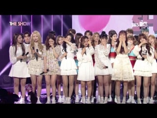 Lovelyz no 1 @ the show 170516