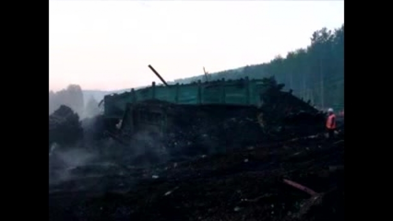 Крушение на перегоне ерал симская 11 08 2011 240