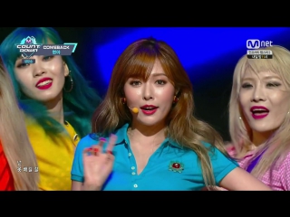 Hyuna freaky @ m! countdown 160811