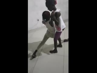 Somewhere in angola little girls dancing semba