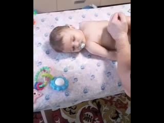 Девочка👶 милана 7 мес, укрепление нижних🦶🦵 конечностей