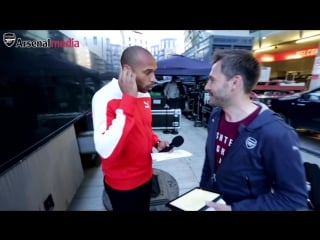 Arsenals puma kit launch behind the scenes with thierry henry