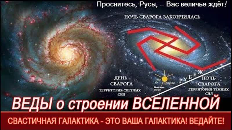 Веды о строении вселенной наша галактика и свастика заселение мидгард земли