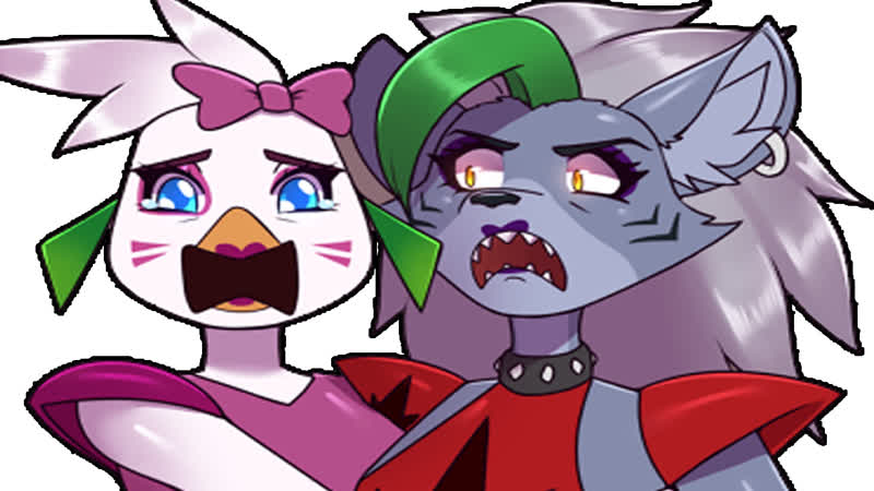 Princess чика и рокси испытали шок ► комикс ► five nights at freddy’s security breach ► fnaf