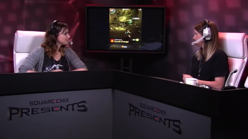 Square enix presents relic run e3 meagan marie and laura carter