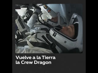 Vuelve a la tierra la crew dragon con anna kíkina, la primera cosmonauta rusa en viajar en una nave de spacex