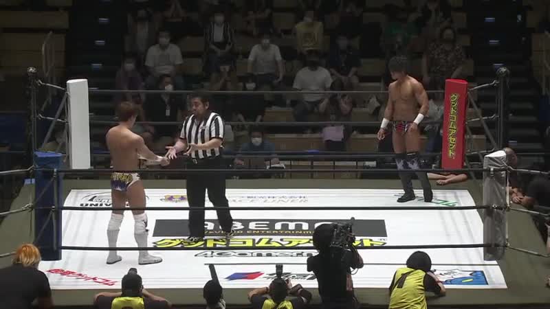 Tetsuya endo (c) vs yuki ueno ko d openweight championship (ddt summer vacation 2020)