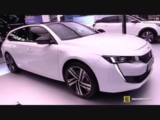 2019 peugeot 508 sw hybrid exterior walkaround debut at 2018 paris motor show