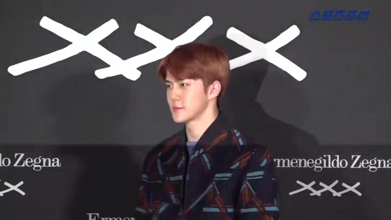 180920 exo's sehun @ ermenegildo zegna xxx launching event