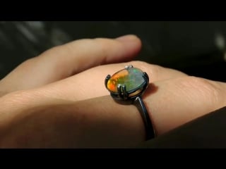 Chernoglazova jewelry, ethiopian opal 3ct