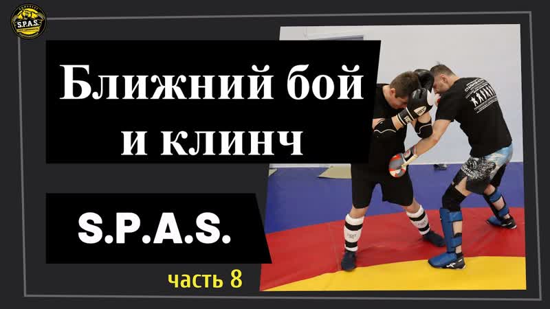Ближний бой и клинч, самооборона s p a s , часть 8