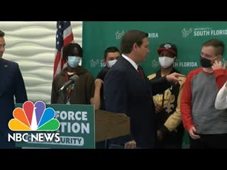 03 03 2022 watch florida governor ron desantis scolds students for wearing masks