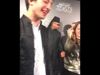 Alison sudol and ezra miller