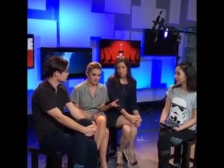 Lauren kate and fallen cast on myx philippines (part 2)