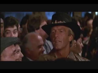 Крокодил данди | "crocodile" dundee (1986) концоа | сцена в метро