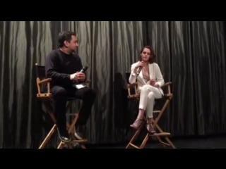 Clouds of sils maria qa with kristen stewart and scott feinberg ifc center ny (03/01)