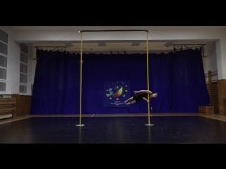 Temirlan abdrakhmanov men solo a, european pole sport championship 2016