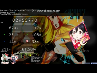 [osu!] kradness & reol remote control [maxcontrol!] rank c