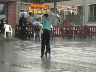 Finnish tango rainstorm