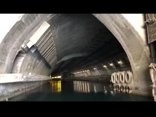 Balaclava crimea former ussr submarines base the hardest antinuke shell is impressive