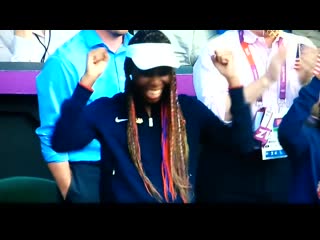 Serena williams crip walk!