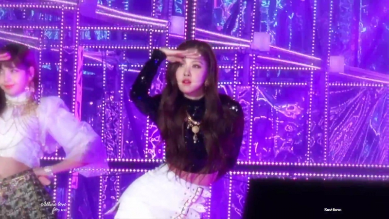 171225 blackpink so hot (rose focused) @ sbs gayo daejeon