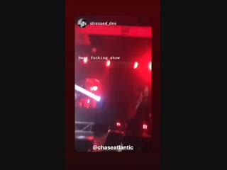 Instagram story chase atlantic 27/10/18