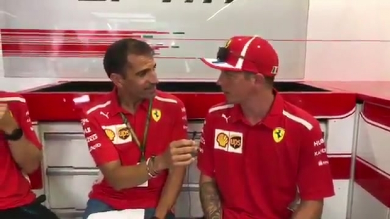 Kimi about if he watches his past races kimi7 belgiangp