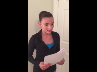 Kendall vertes audition tape