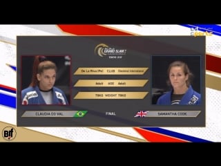 Claudia do val vs samantha cook final #tokyogs2018
