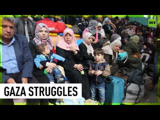 Gazans struggle in refugee camps that lack necessities