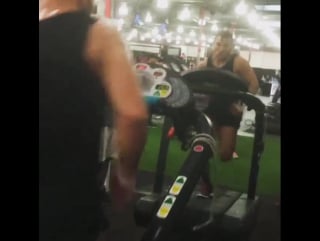 Treadmill sprints yesterday short hard bursts to get that #cardio and #power up! #treadmill #sprints #hardworkpaysoff #ironmich