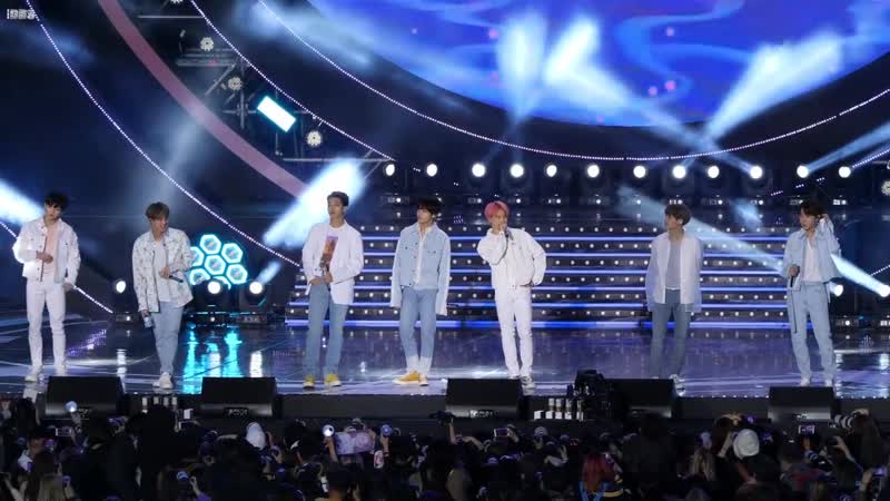 [fancam] 190428 bts talk 2 @ sbs inkigayo super concert 2019