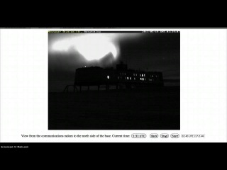 Нечто странное произошло в небе антарктиды