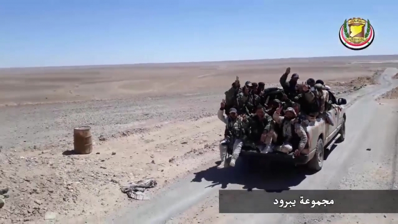 Сирийские ополченческие формирования и российская разведка в сирийской пустыне
