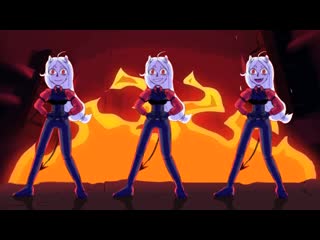 Helltaker cerberus dance animation