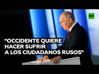 Putin las sanciones de occidente no han conseguido nada