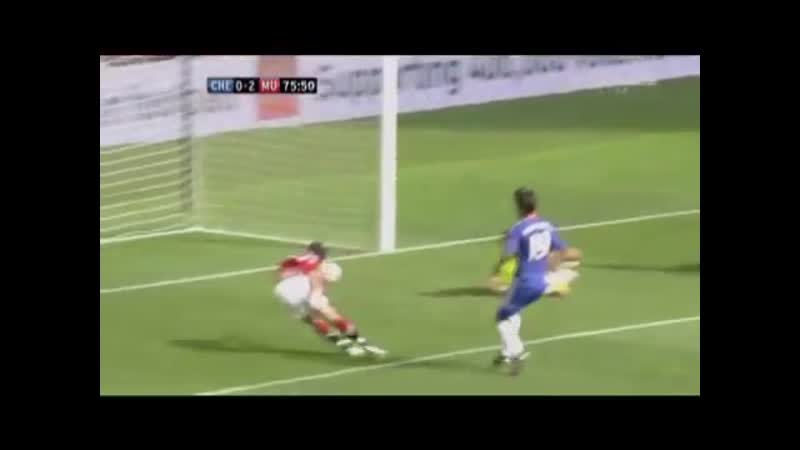 Chicharito funny goal vs chelsea