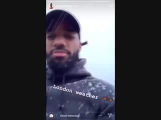 When the sauce meets the snow ️ snowwatch at colney with @lacazettealex ️